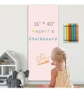 Magnetic Chalkboard Contact Paper for Wall,Peel and Stick Self Adhesive Blackboard Wall Decal Rol...