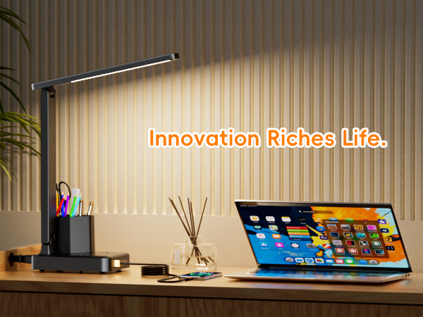 LED Desk Lamp with Charger