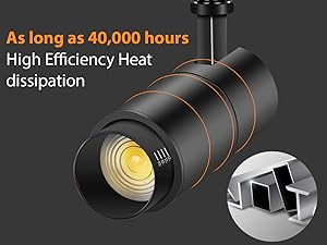 Zoomable Track Lighting Heads 10w