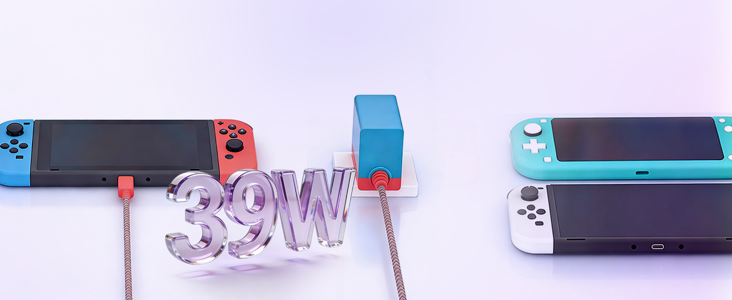 39W Compatible with Nintendo Switch Fast Charging