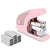 PAPERPAL Pink Mini Size Effortless Stapler Set