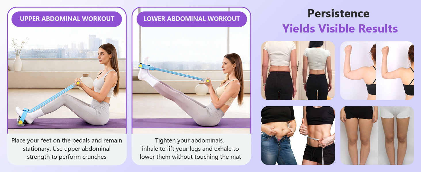 Upgraded Pedal Resistance Band with Handle