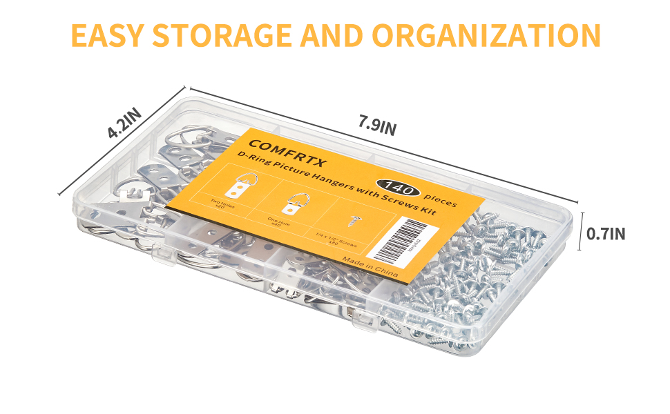 EASY STORAGE AND ORGANIZATION