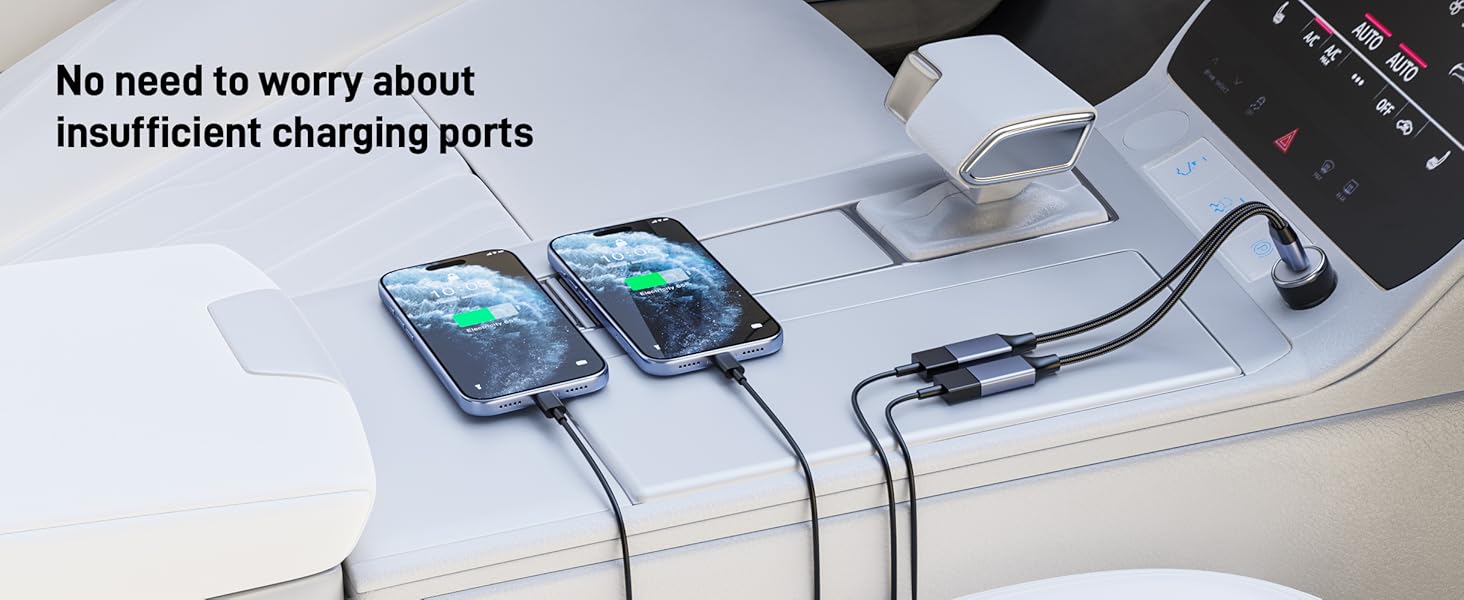 USB Splitter 1 in 2 Out