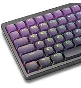 Womier Low Profile Keycaps, PBT Key Cap Shine Through, Custom Keyboard Kecaps 60 65 75 100 Percen...