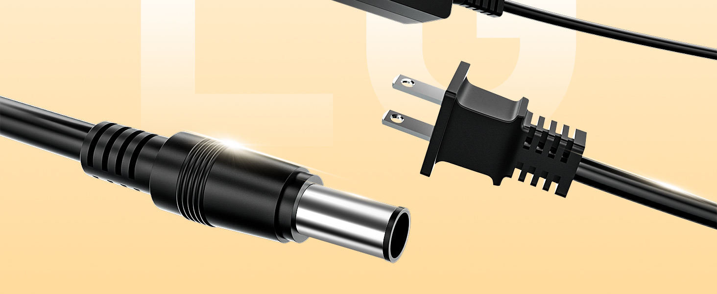 19V LG Monitor Power Cord