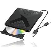 External Blu Ray Drive, USB 3.0 and Type-C Blu Ray Burner Portable Blu Ray DVD/CD/BD Player, 3D O...