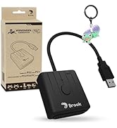Brook FGC Retro with Keychain – PS1 &amp; PS2 Controller for PS5, PS4, PC – Turbo, Remap, Macro – X-I...