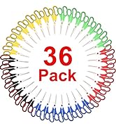 36 Packs Scissors, 8" Multipurpose Scissors, Ultra Sharp Blade Shears, Comfort-Grip Handles, Stur...