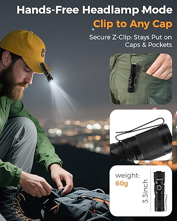 UNROEVS X30 Mini Flashlight