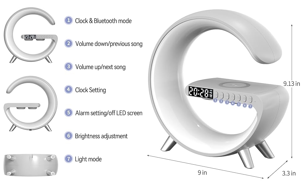 bluetooth night light
