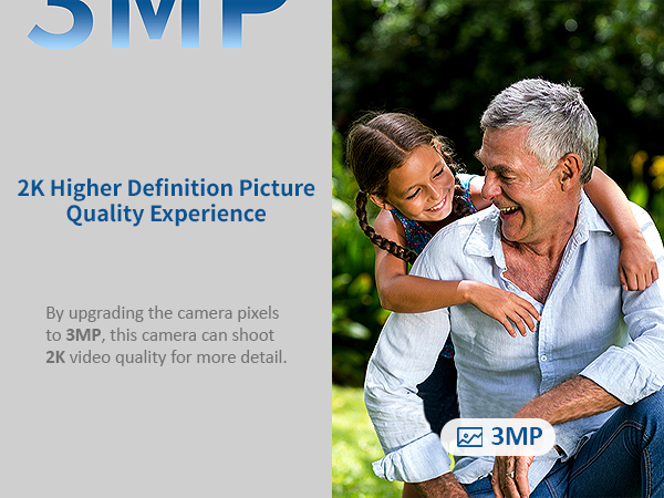 3MP Home Security Camera