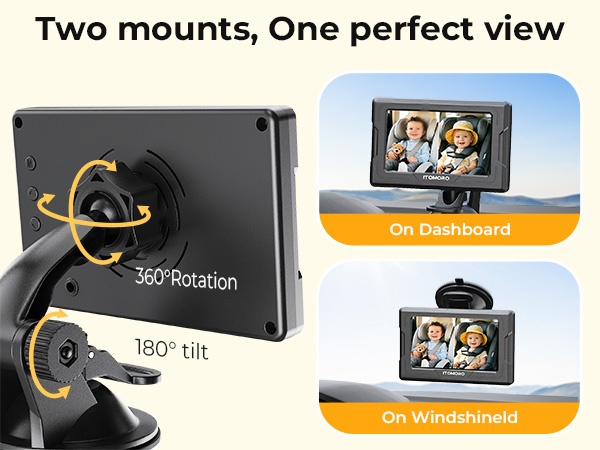 dual car camera baby monitor