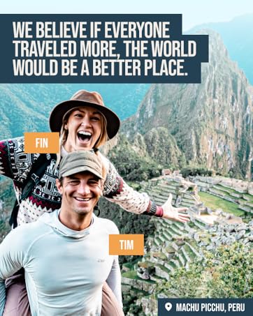 Founders tim and fin at machu pichu