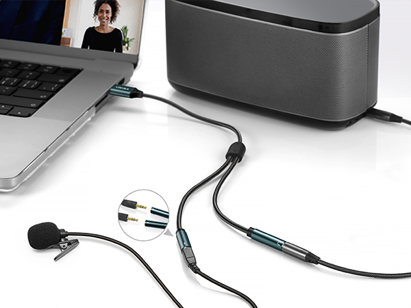 splitter cable for headset to pc