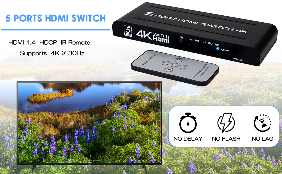 5 Port HDMI Switch