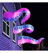 Joiedomi 3 Pcs Halloween Inflatables Outdoor Decorations, Halloween Inflatable Octopus Tentacle w...