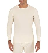 Fruit of The Loom Men's Recycled Waffle Thermal Underwear Crew Top (1 and 2 Packs)