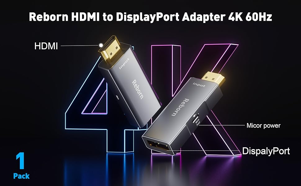 hdmi to displayport adapter