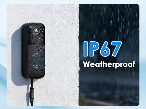blink wired video doorbell camera