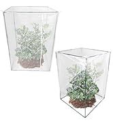 2 Sets of 34x34x50 Inches Heavy Duty Insect Mesh Bird Netting Quick Open &amp; Close Protective Cover...