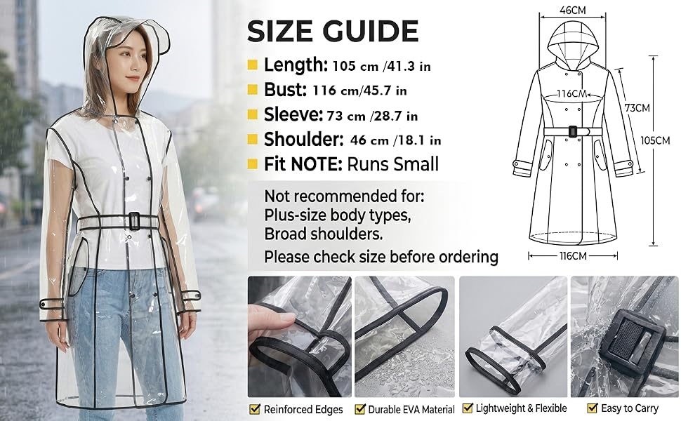 women raincoat