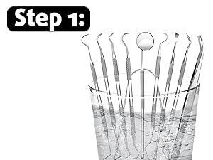 dental cleaning tools, G.CATACC tooth cleaning kit, dental kit oral care tools, dental care kit