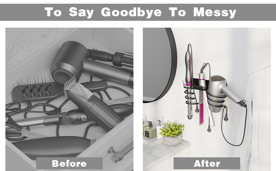 hair dryer holder