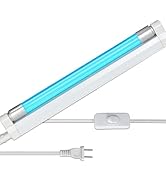 Coospider 6W UV Light Ozone Free,253.7nm Sanitizer Lamp with Cord and Plug, UVC Lamp for Shoes/Cl...