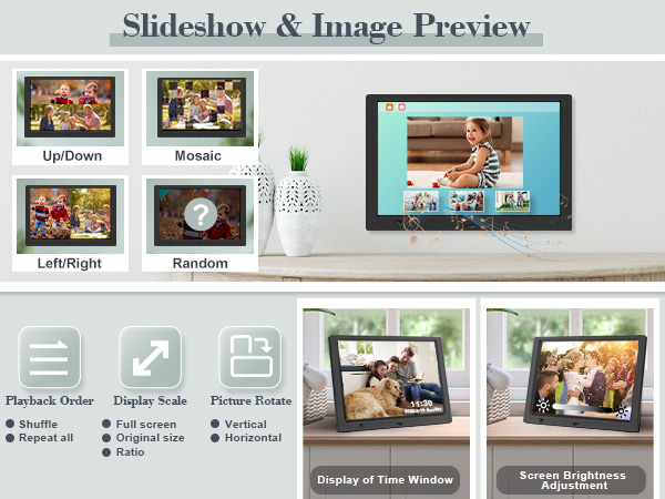 digital picture frame with sd card