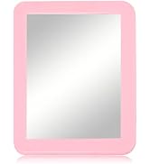 ARTLYMERS Magnetic Locker Mirror, 5x7 Real Glass Small Mirrors for Locker with Magnetic Backing, ...
