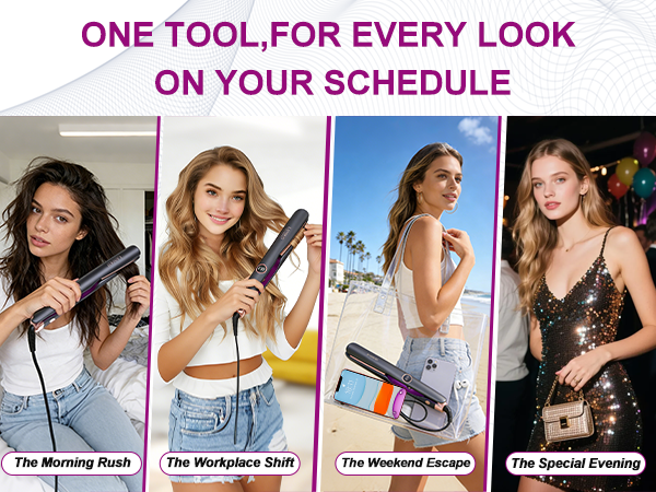 dual voltage hair straightener