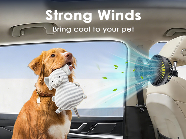 USB car fan