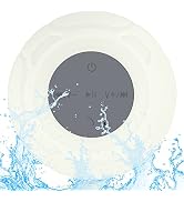 LUKADER Waterproof Bluetooth Shower Speaker Portable Wireless Water-Resistant Speaker Suction Cup...