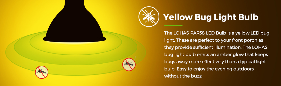 yellow bug light bulb