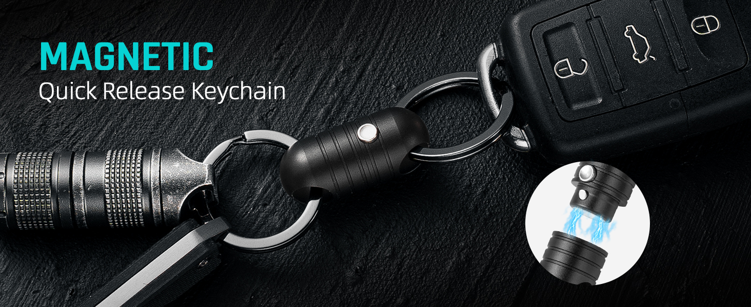 detachable keychain quick release disconnect keychain