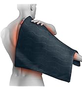 Pure Enrichment PureRelief Pro Far Infrared Ultra-Wide Heating Pad - Muscle Relief for Back, Neck...