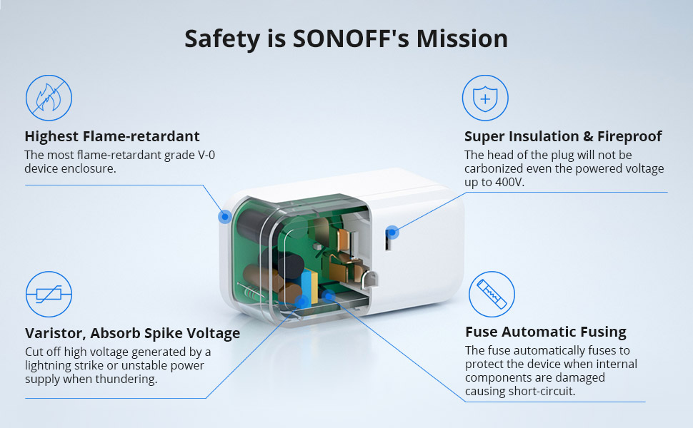 SONOFF S40 Lite WiFi Smart Plug