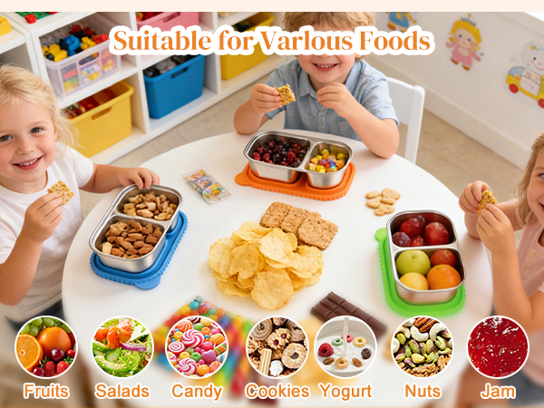 Stainless Steel Snack Containers