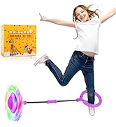 Amble Skip Ball for Kids - Ankle Skip It Ball Jump Rope - Birthday Gift for Girls and Boys - Fold...