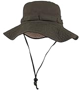 Phaiy Bucket Hat Wide Brim UV Protection Sun Hat Boonie Hats Fishing Hiking Safari Outdoor Hats f...