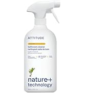 ATTITUDE Bathroom Cleaner Spray, EWG Verified, Plant-Based &amp; Vegan, Safe for Bathroom Surfaces, T...
