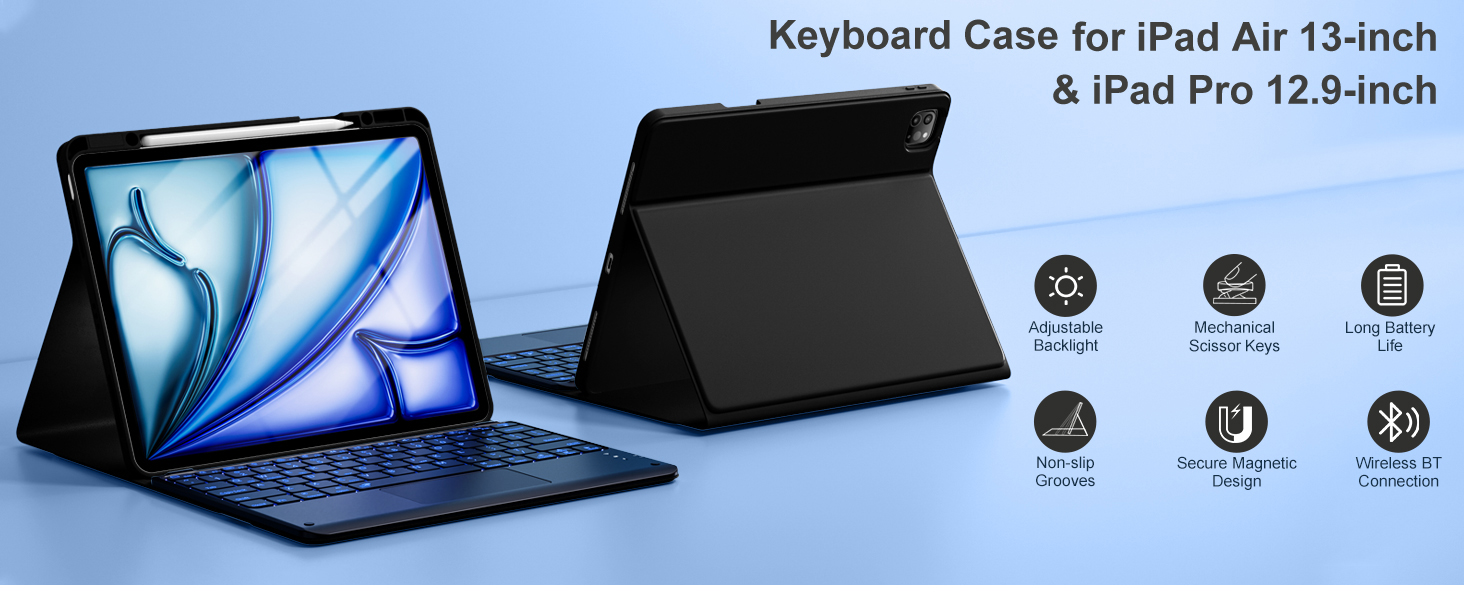 ipad pro 12.9 case with keyboard