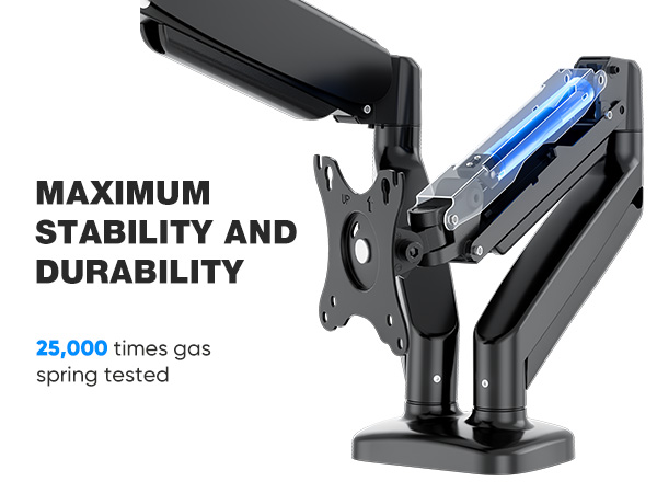 double monitor mount