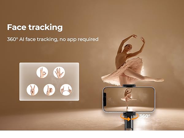auto tracking tripod for iphone