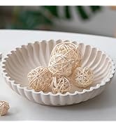 Hanobe Decorative Centerpiece Bowl Decor: Large Fruit Bowls for Home Dinning Kitchen Counter Resi...