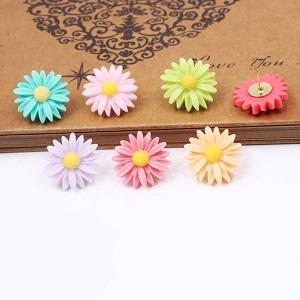sunflower push pins Flower Pushpins Flower Thumb Tacks Decorative Floret Push Pins Colorful Floret