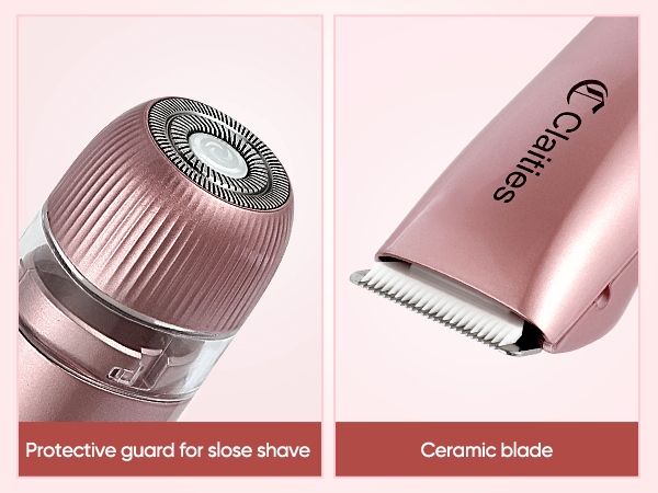 2 in 1 Women Electric Shaver Dual Head Bikini Trimmer for Women