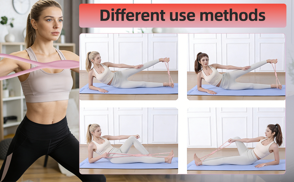resistance bands with handles figure 8 resistance band resistance bands for women stretch bands