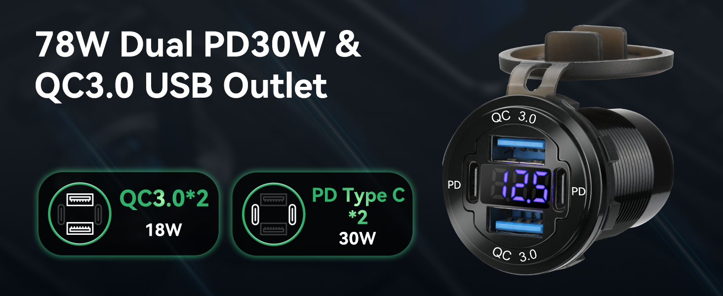 12v usb charger